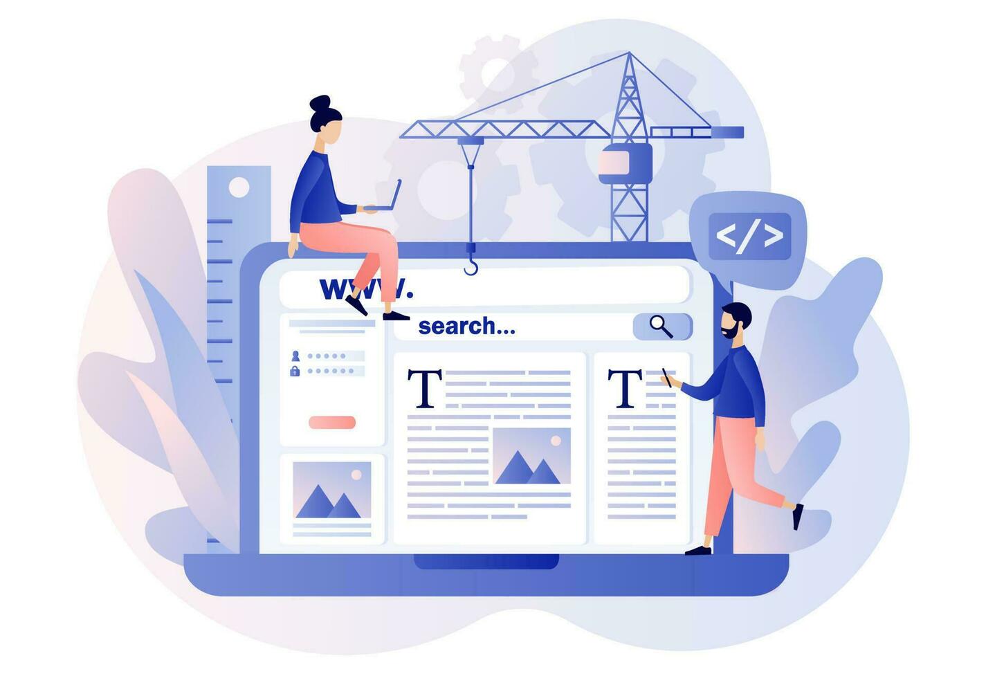 Consulting illustration